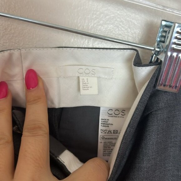 COS Gray Women's Trousers - Picture 6 of 10